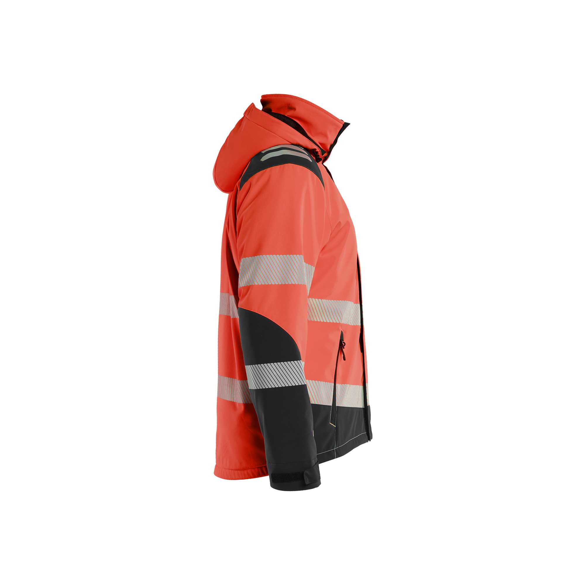 BLAKLADER 44002513 Hi vis Lightweight lined Winter Softshell Jacket Work Jacket MEN - Waterproof